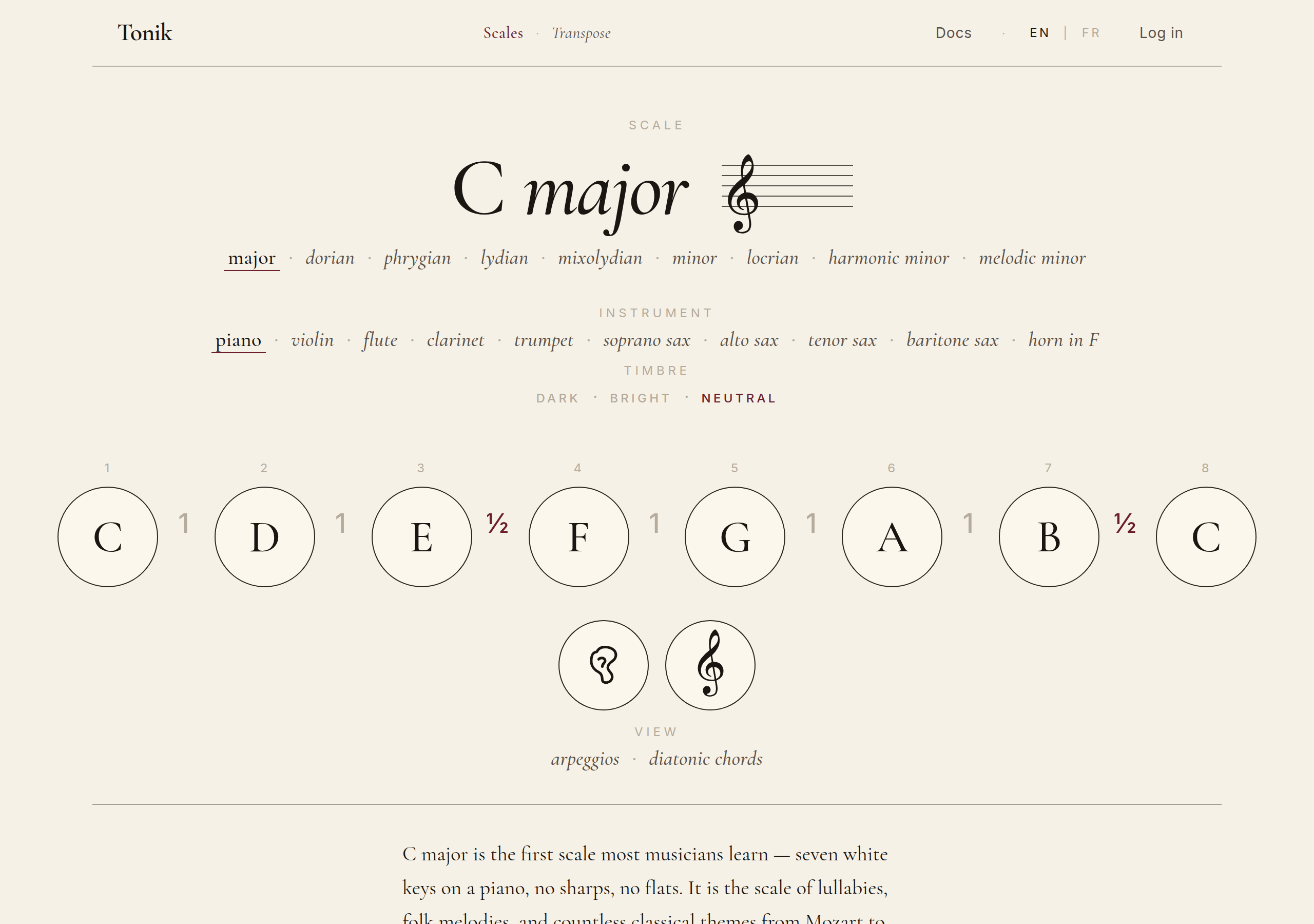Mode picker